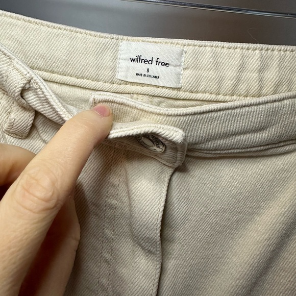 Aritzia Wilfred Free The Melina Pant in Cream - Picture 8 of 11